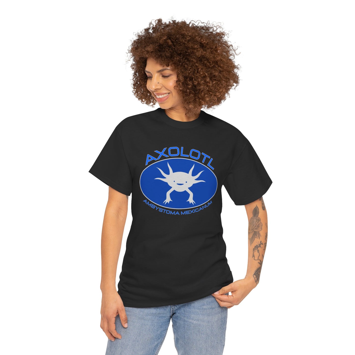 Axolotl with Scientific Name T-shirt