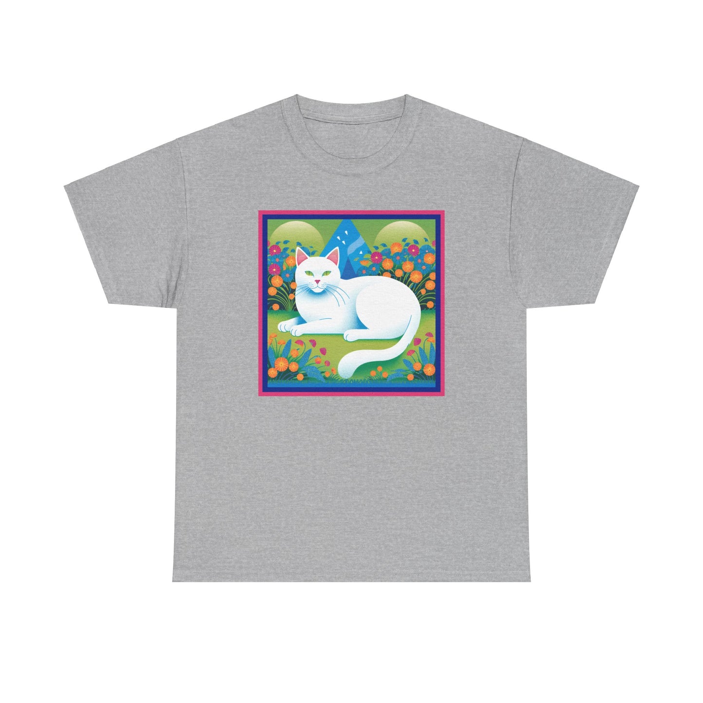 White Cat Retro v2 T-shirt