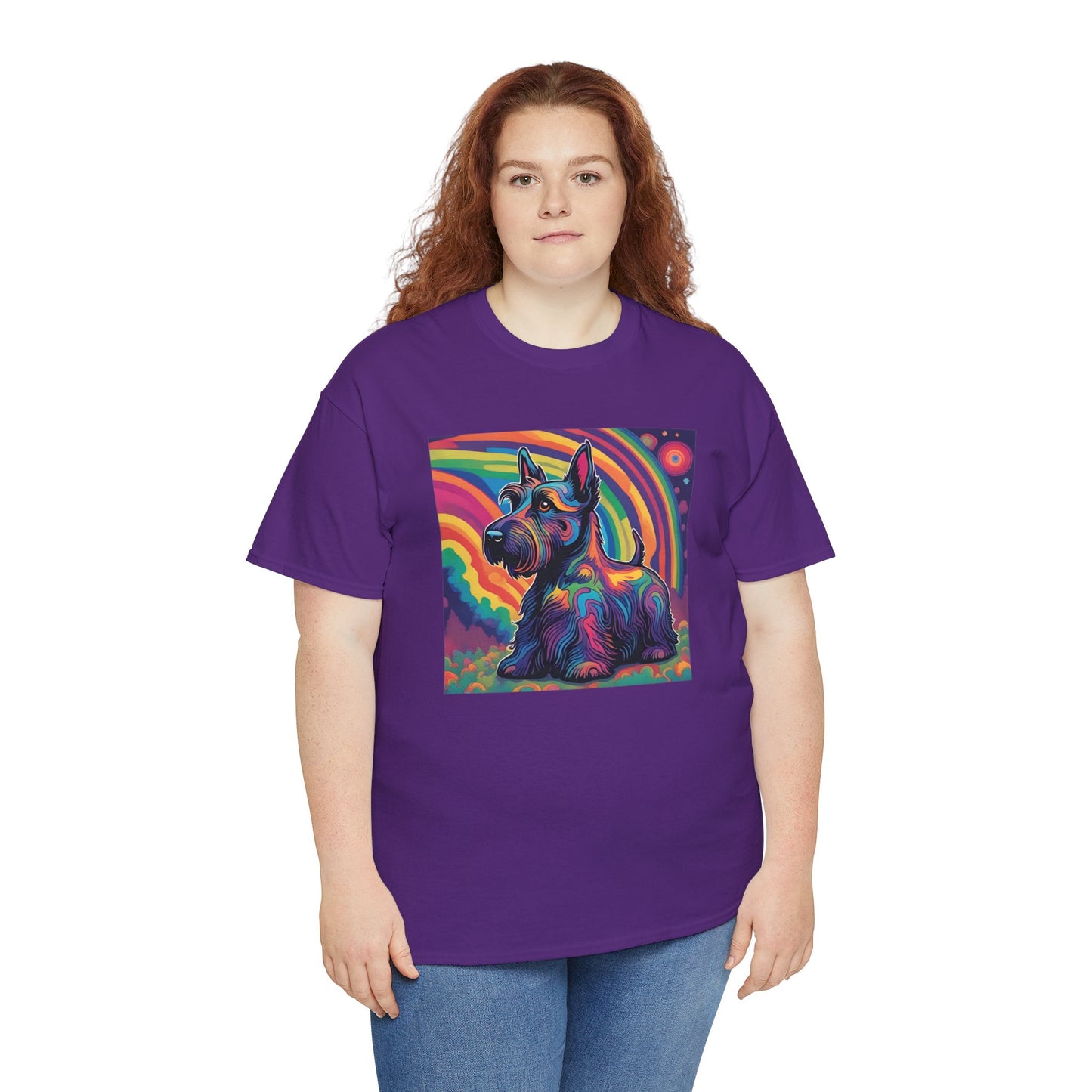 Psychedelic Scottish Terrier T-shirt