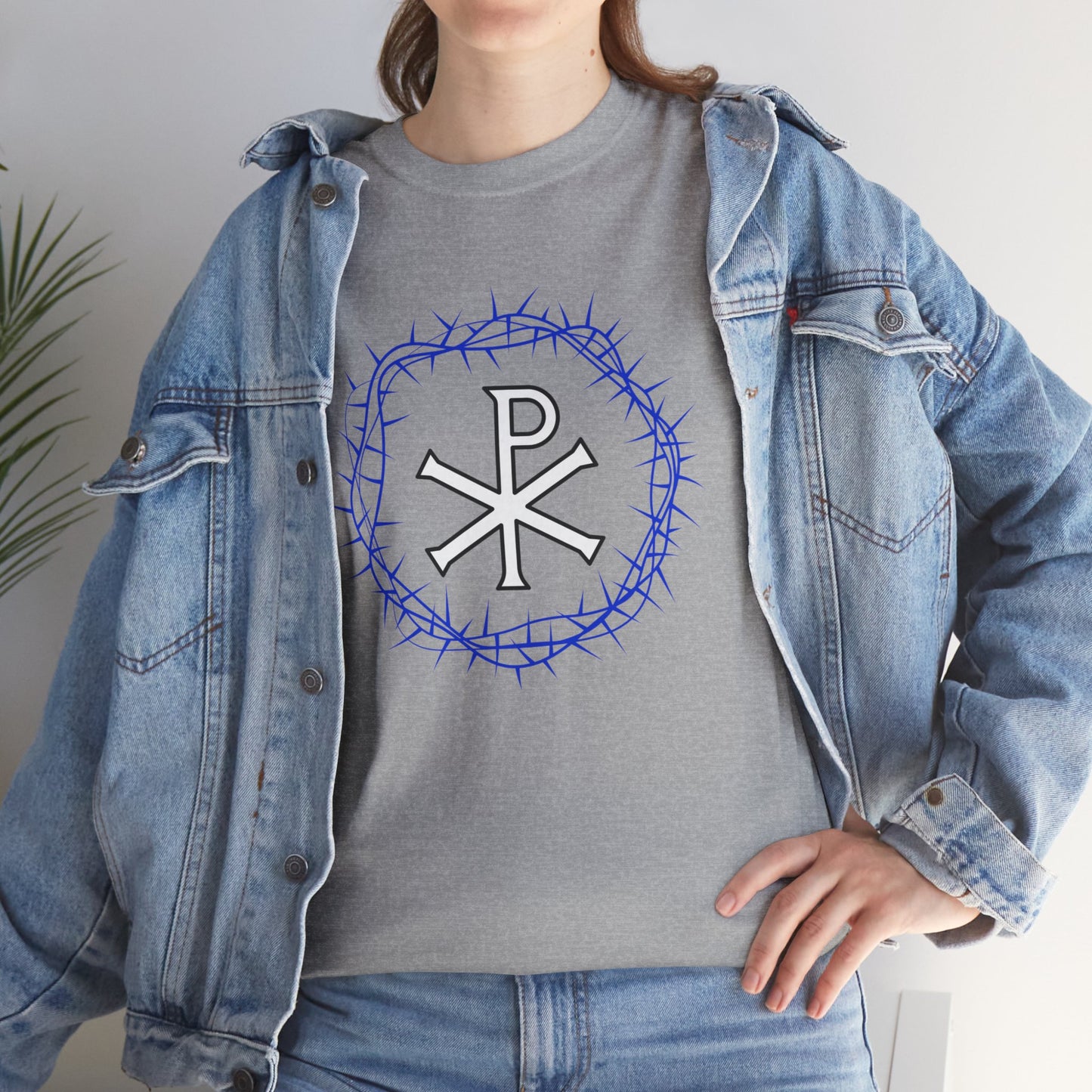 Crown of Thorns and Chi Rho T-shirt