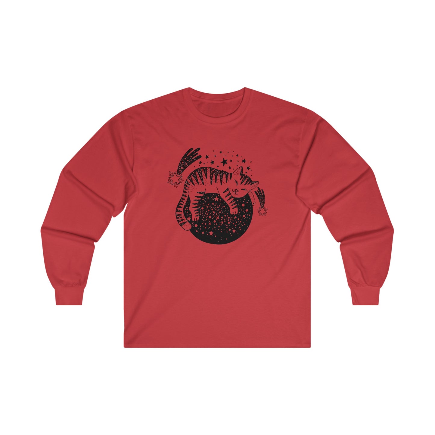 Cat on the Moon - Long Sleeve Tee