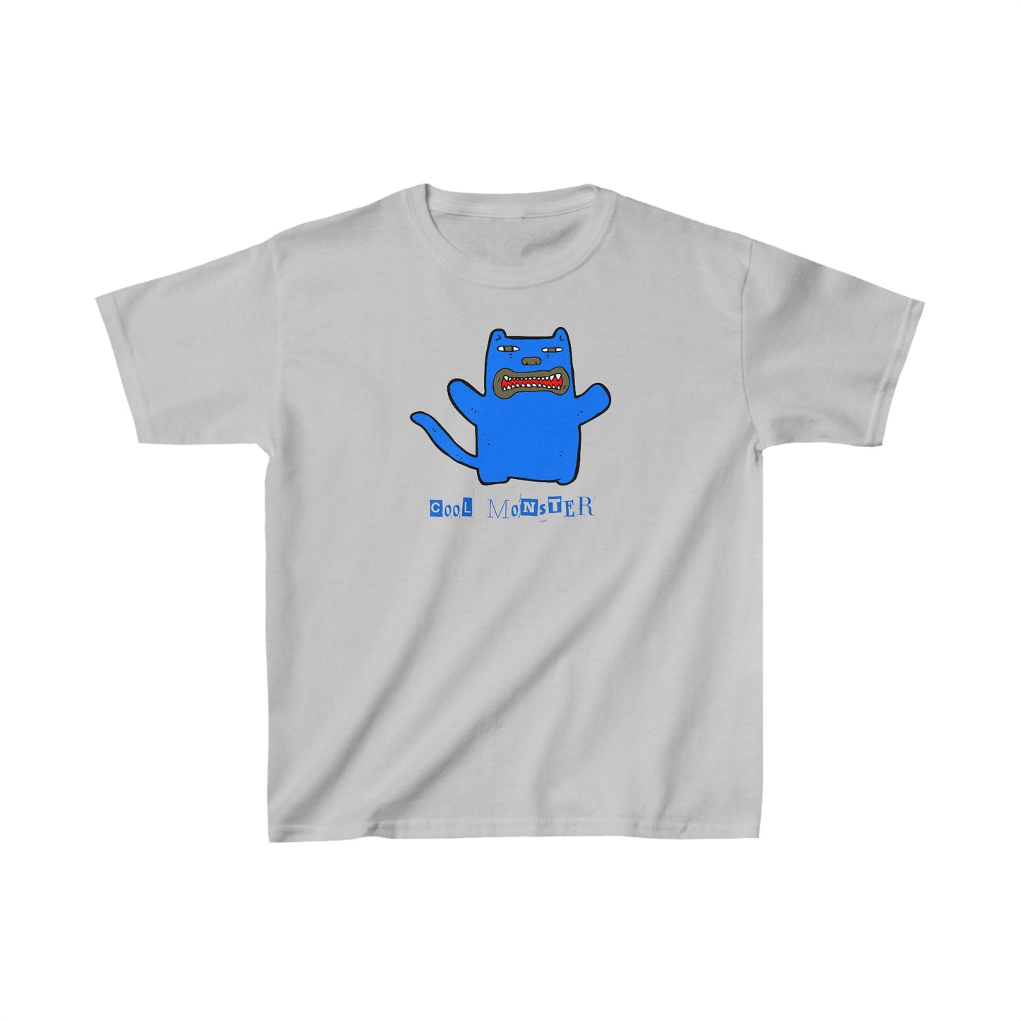 Cool Monsters - Crazy Teeth - Kids Heavy Cotton™ Tee