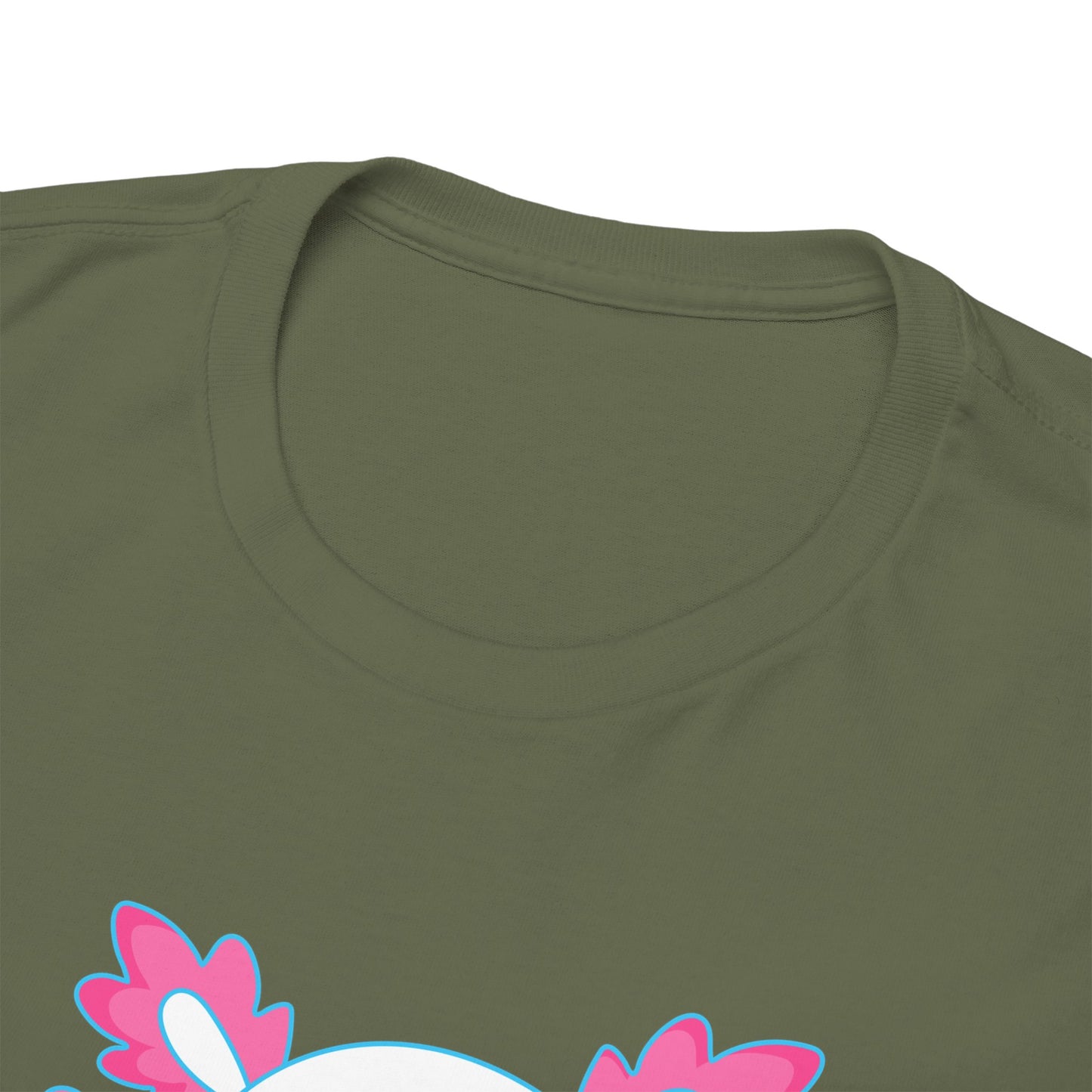 Axolotl wearing heart sunglasses T-shirt