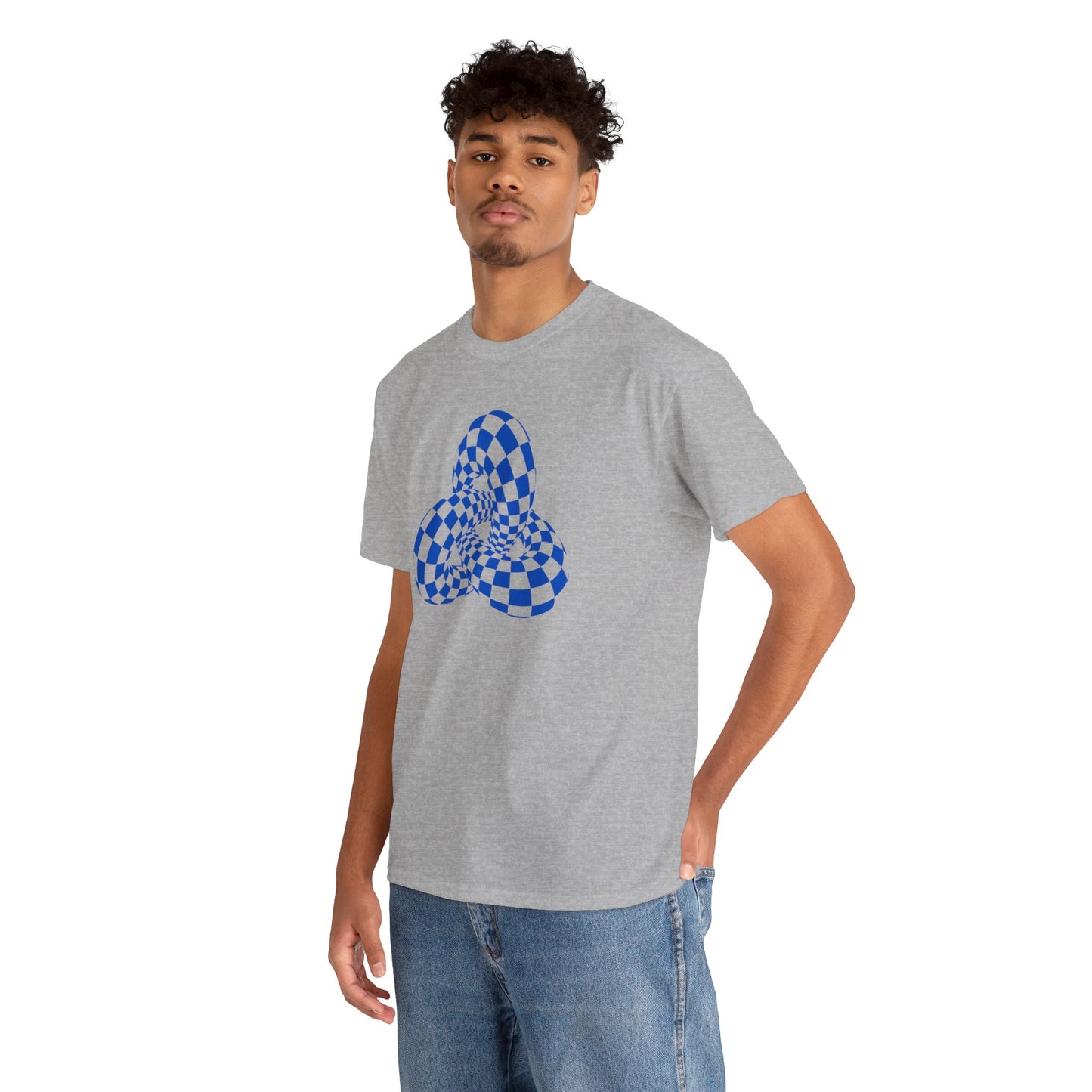 Twisted Checkerboard T-shirt