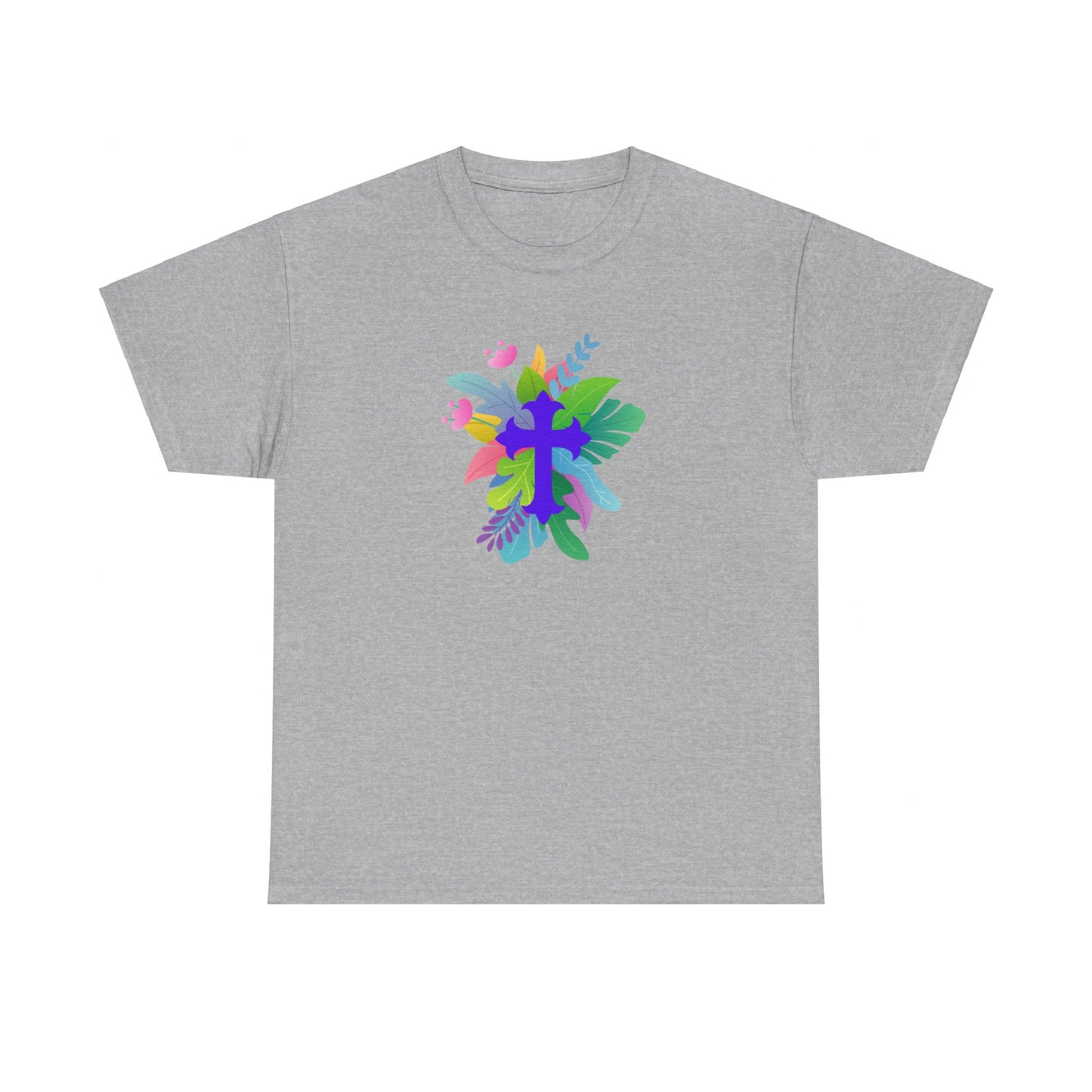 Cross on Flowers T-shirt