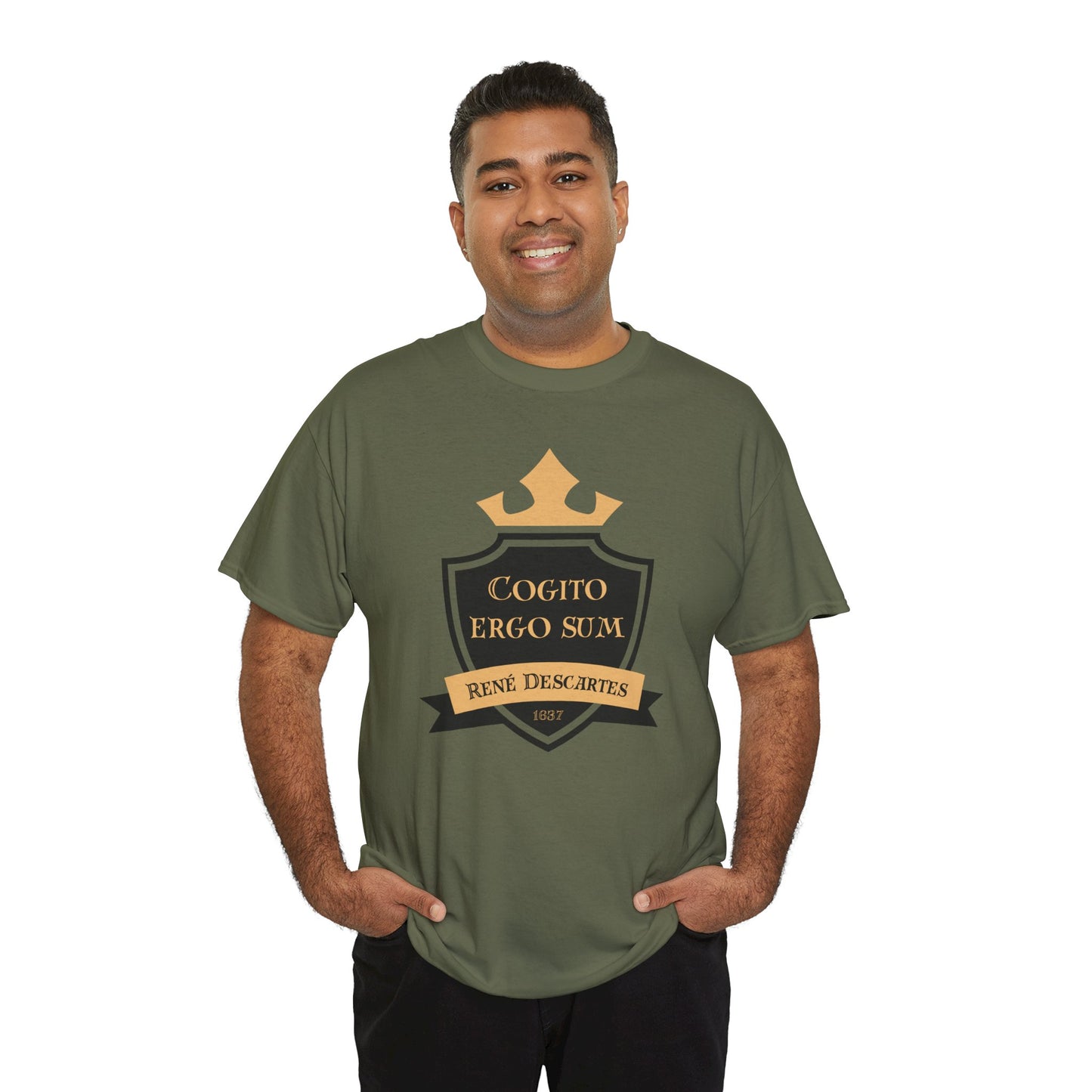 Cogito, ergo sum  ("I think, therefore I am") T-shirt