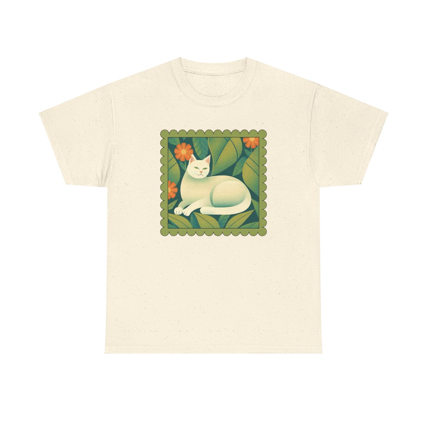 White Cat Retro T-shirt