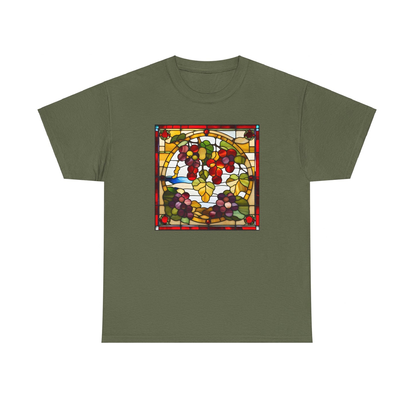 Grapes Stained Glass T-shirt