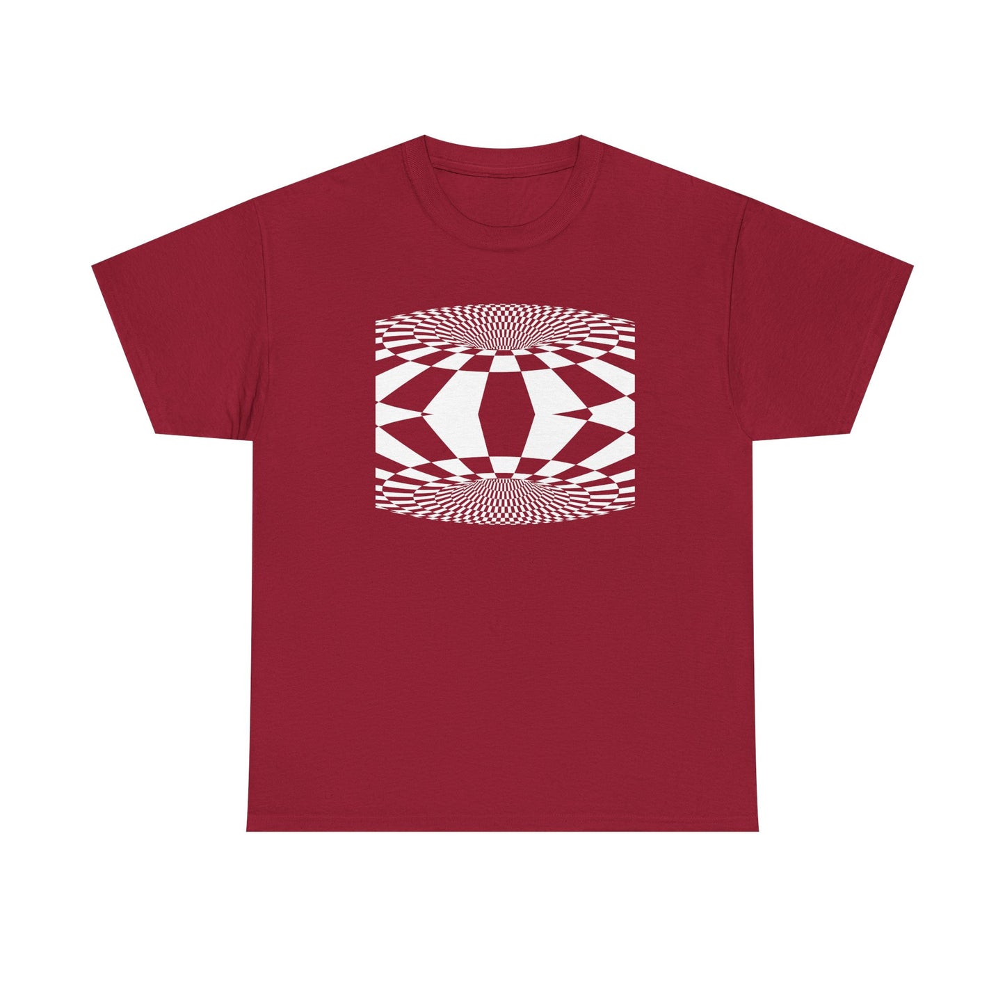 Checkerboard Wheel Illusion T-shirt