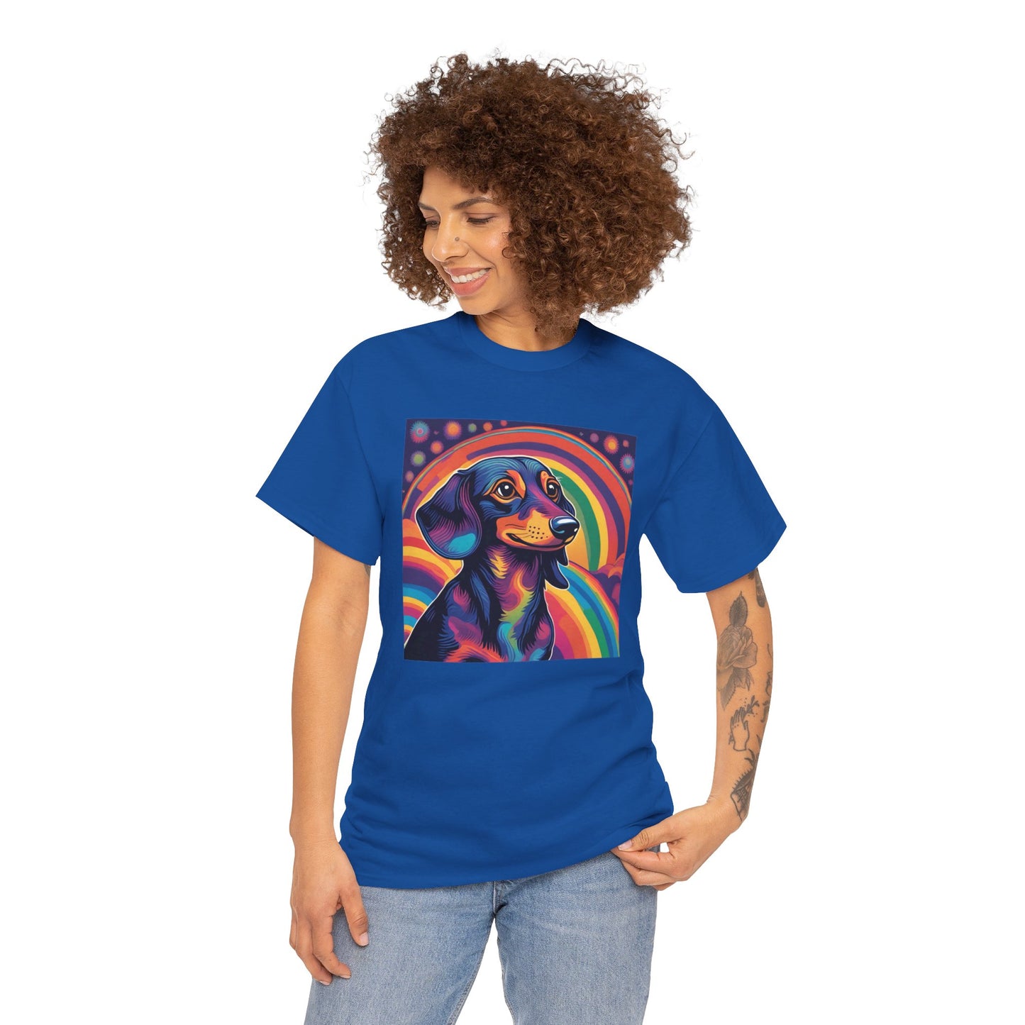 Psychedelic Dachshund T-shirt