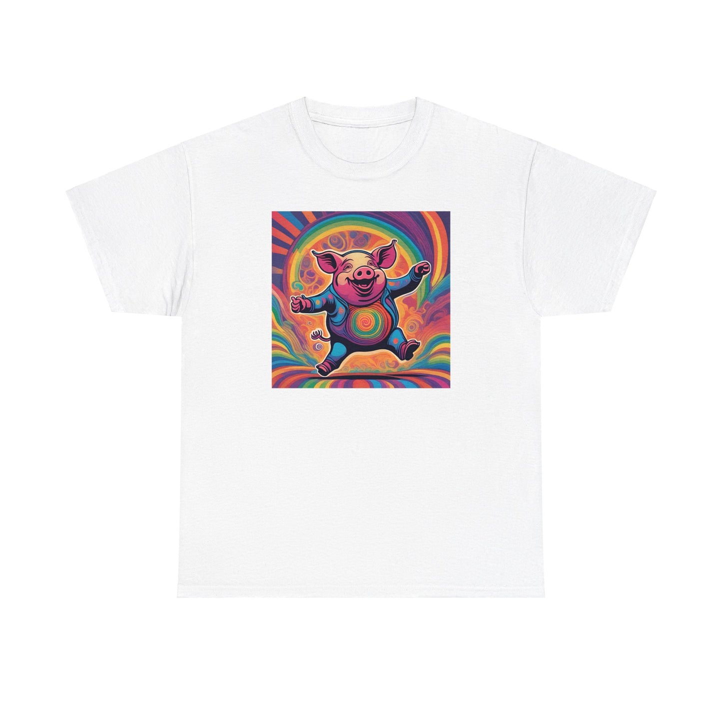 Psychedelic Dancing Pig T-shirt