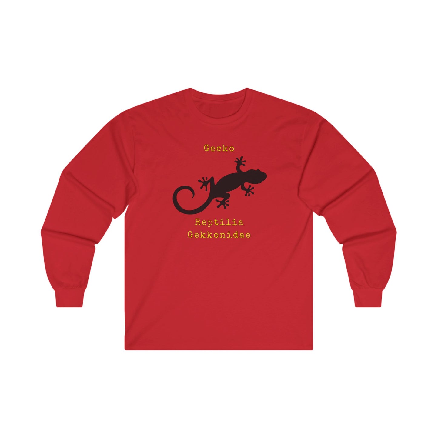 Gecko with Scientific Names - Long Sleeve Tee