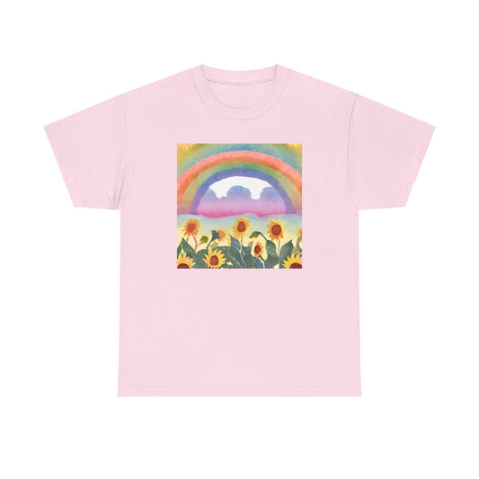 Sunflowers & Rainbow v3 T-shirt