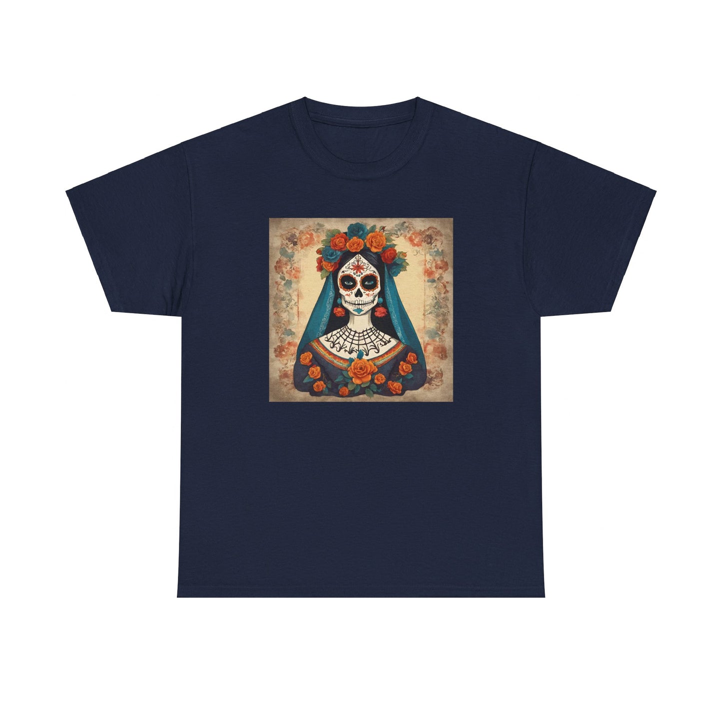 Day of the Dead - Antique La Calavera Catrina (the Elegant Skull) v1 T-shirt