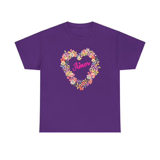 Amor with Flower Heart T-shirt