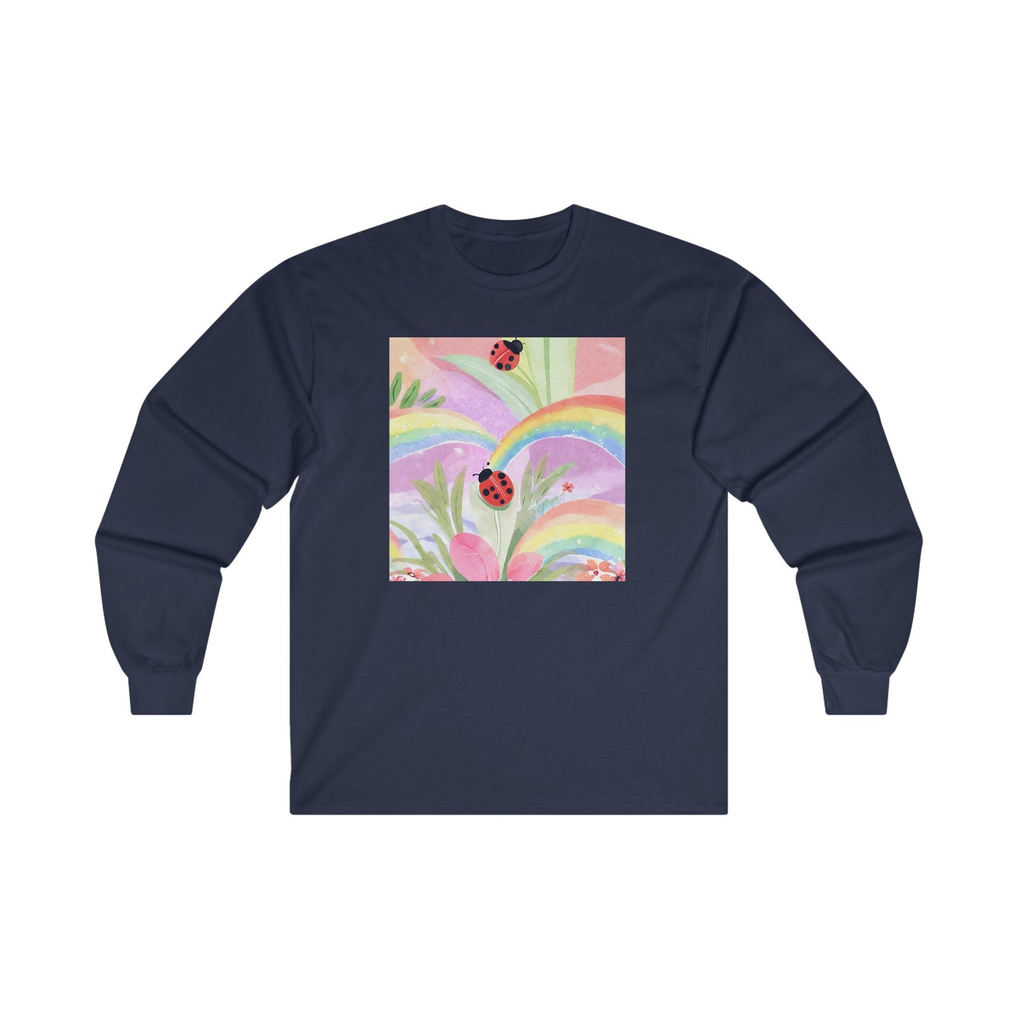 Ladybugs in Garden - Long Sleeve Tee