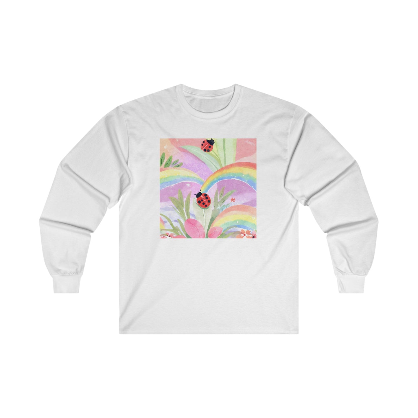 Ladybugs in Garden - Long Sleeve Tee