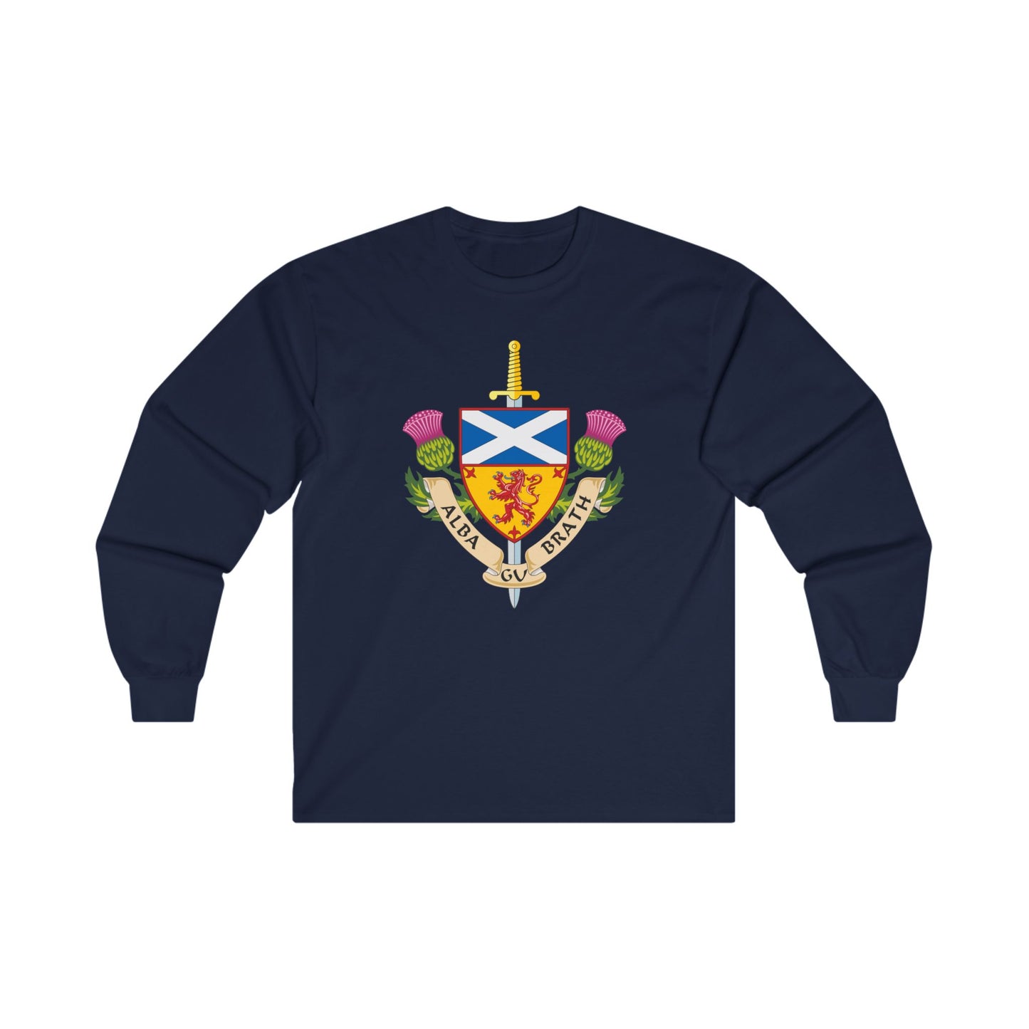 Scotland Forever Coat of Arms - Long Sleeve Tee