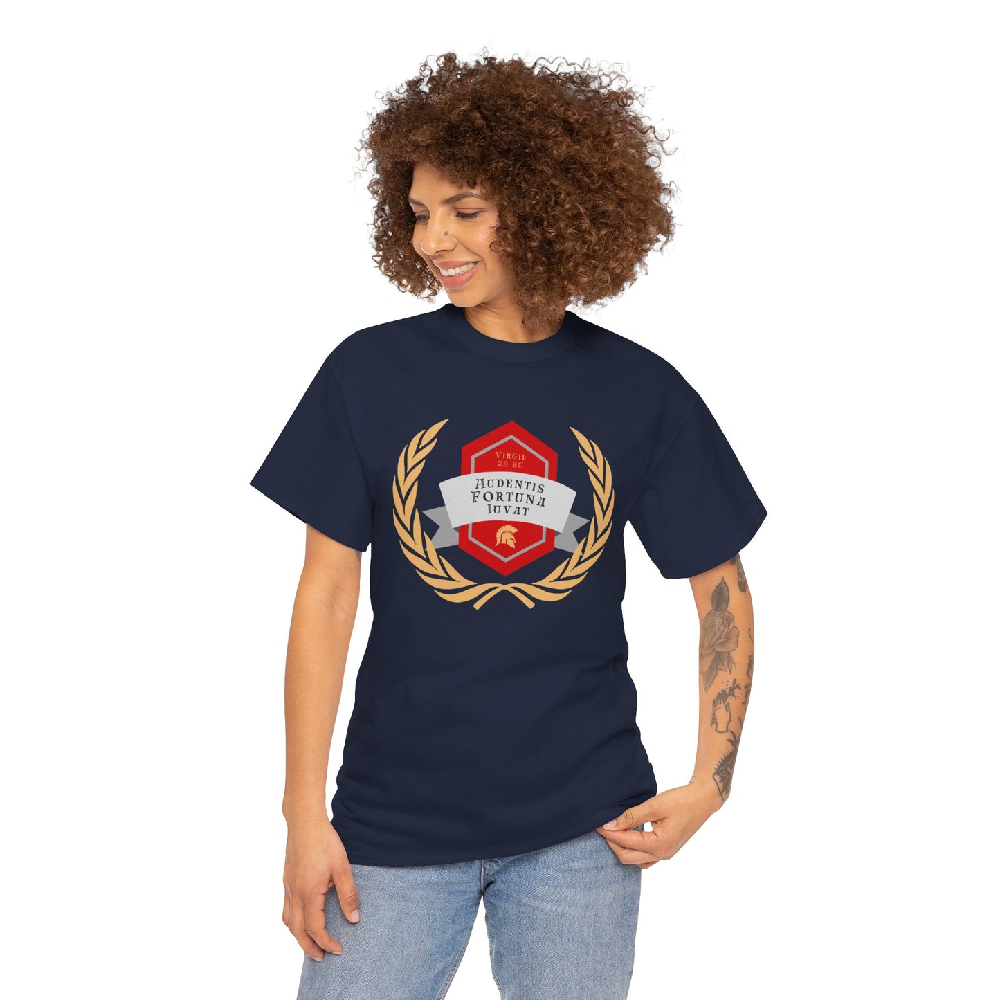 Audentis Fortuna Iuvat ("Fortune favors the Brave/Bold" - Virgil) T-shirt