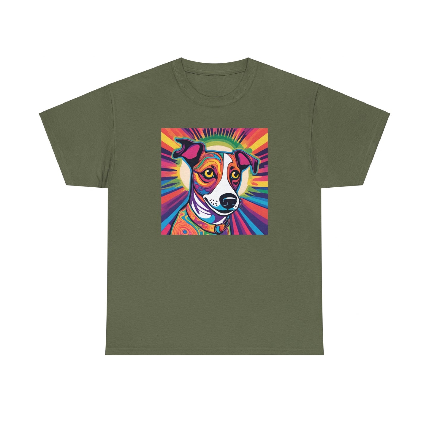 Psychedelic Jack Russell T-shirt