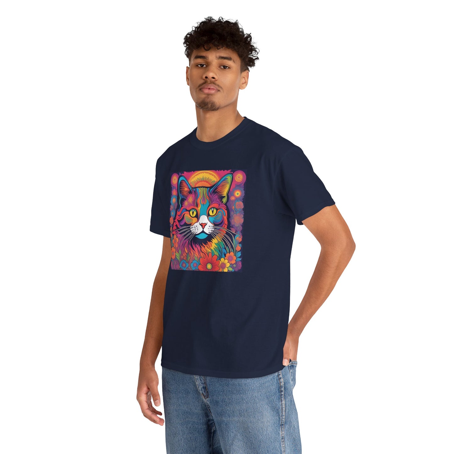 Psychedelic Cat T-shirt