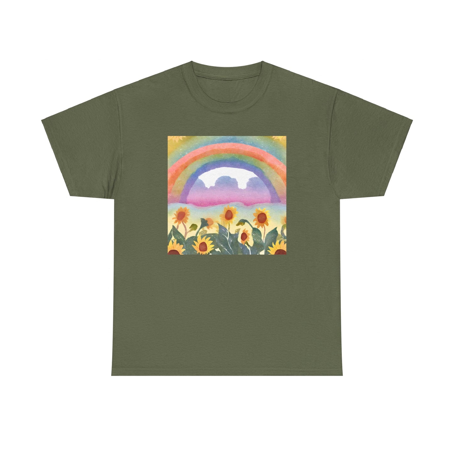 Sunflowers & Rainbow v3 T-shirt