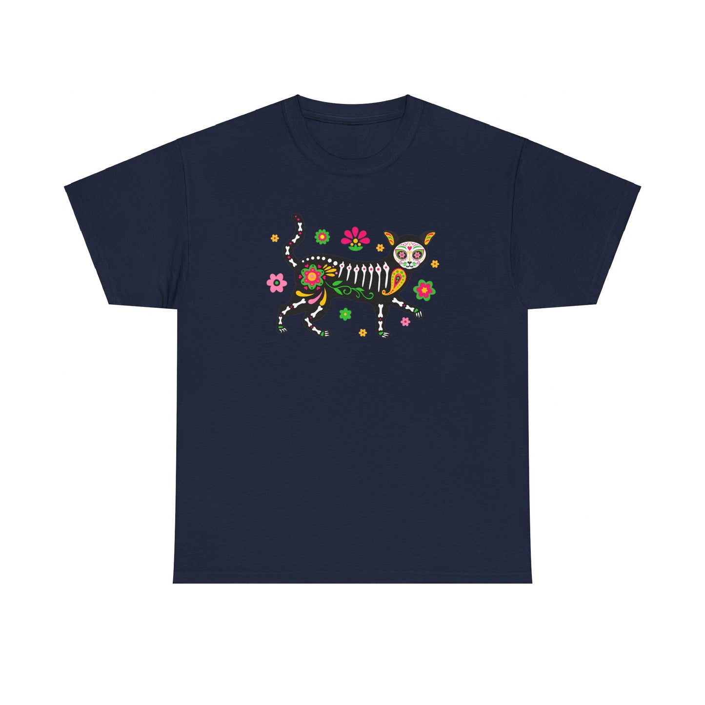 Day of the Dead Cat T-shirt