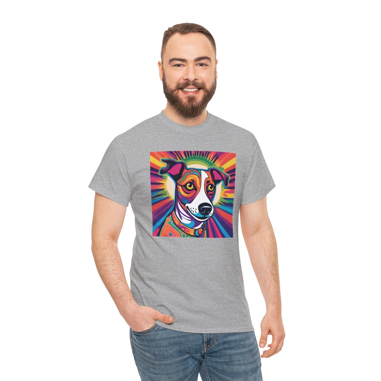 Psychedelic Jack Russell T-shirt