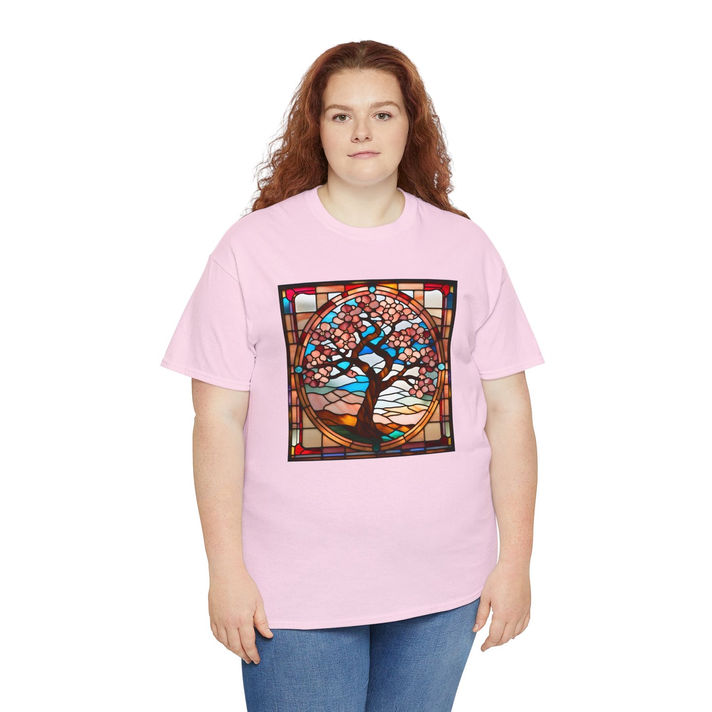 Cheery Blossom Tree Stained Glass T-shirt