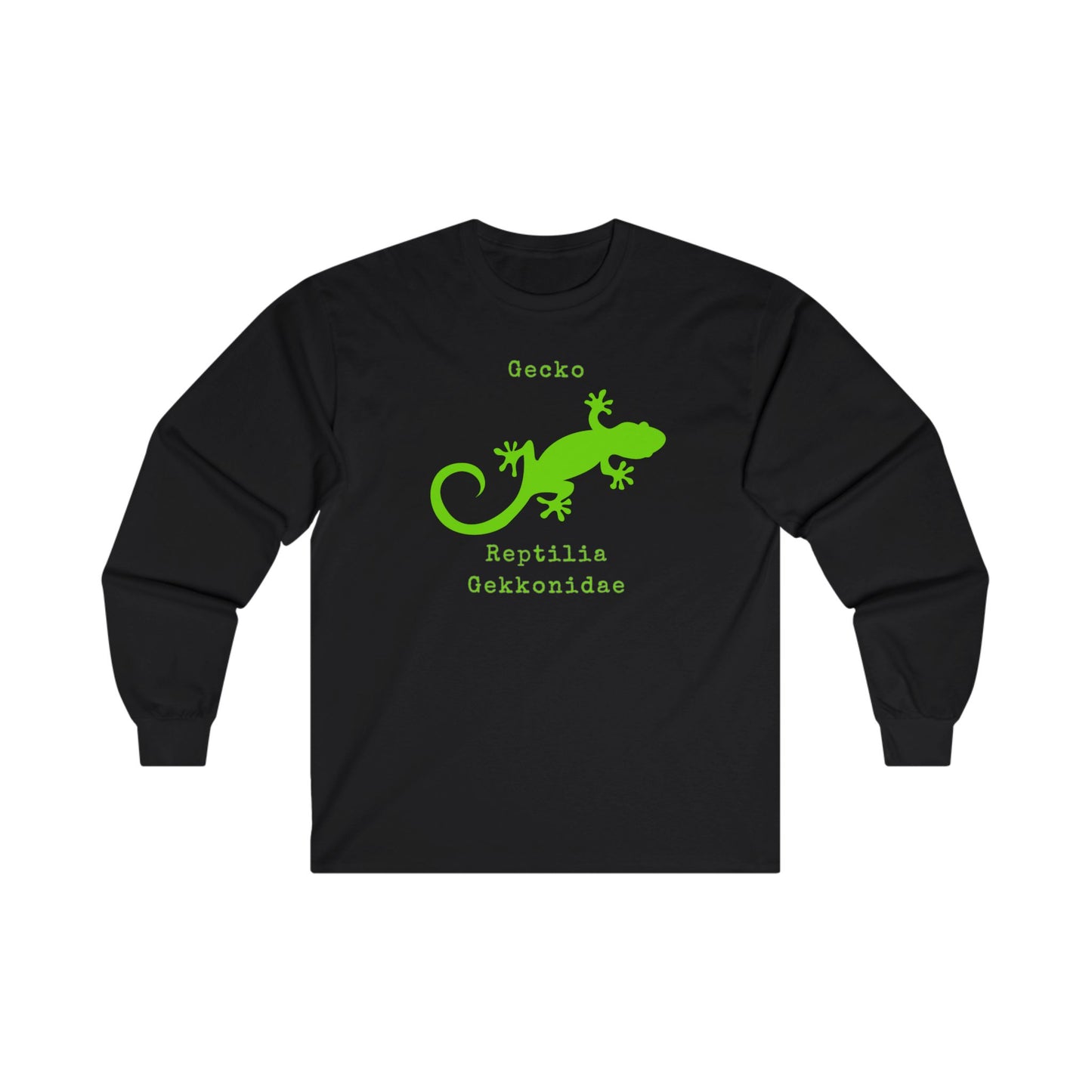 Gecko with Scientific Names - Long Sleeve Tee