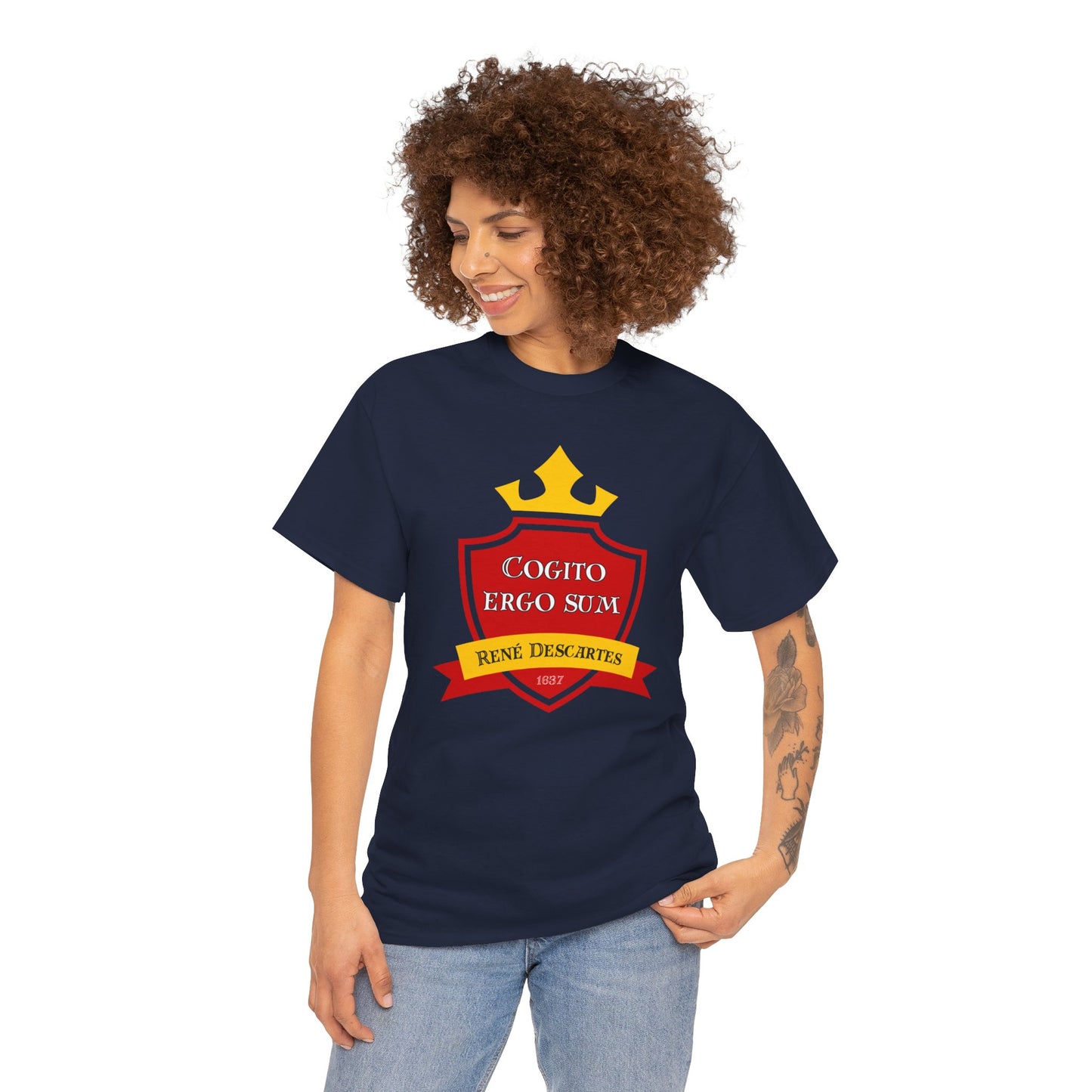 Cogito, ergo sum  ("I think, therefore I am") T-shirt