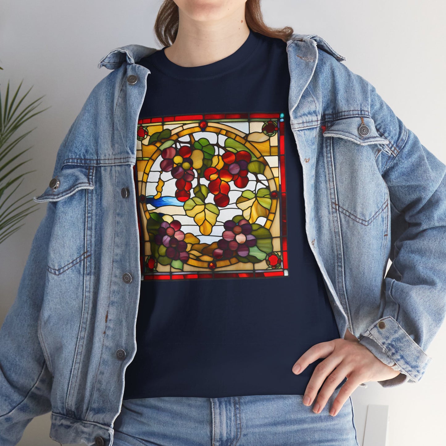 Grapes Stained Glass T-shirt