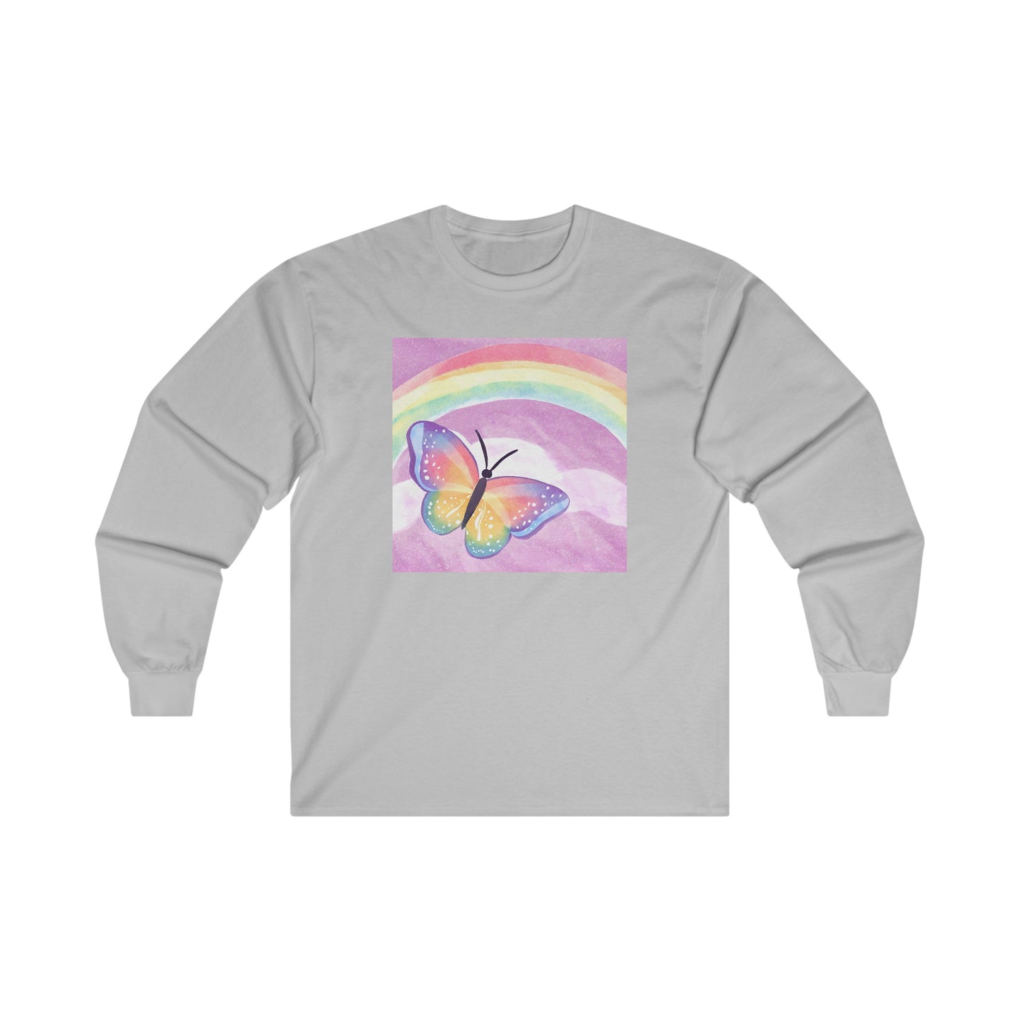 Butterfly Rainbow - Long Sleeve Tee