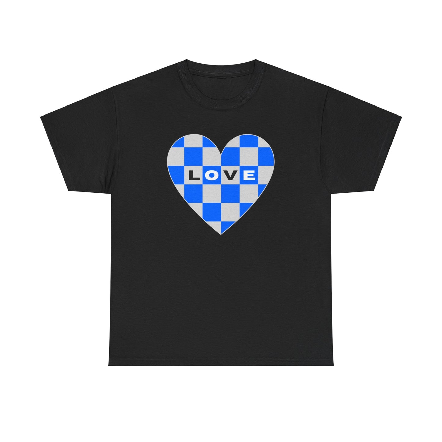 Love Checkerboard Heart T-shirt