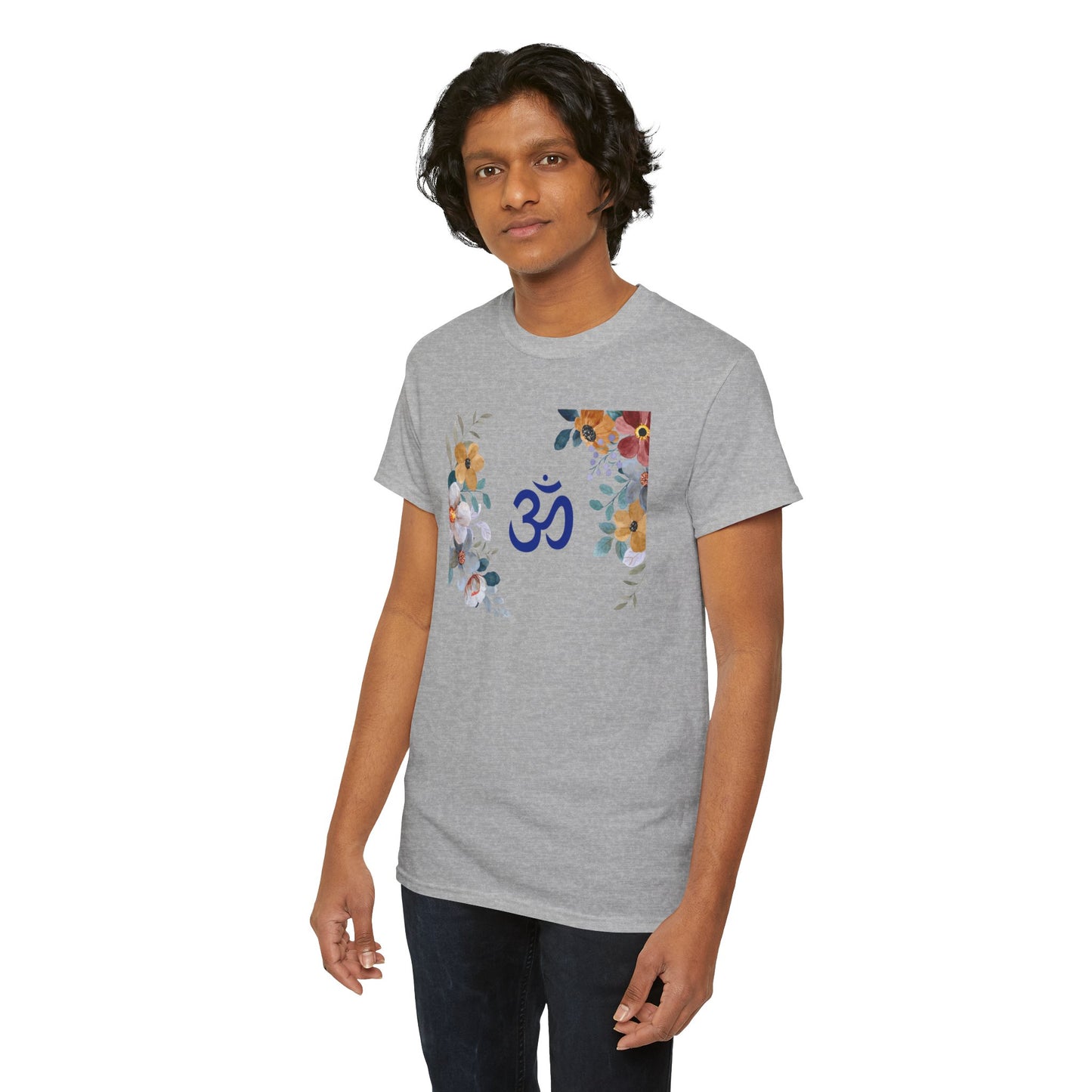 Om (with flowers) T-shirt