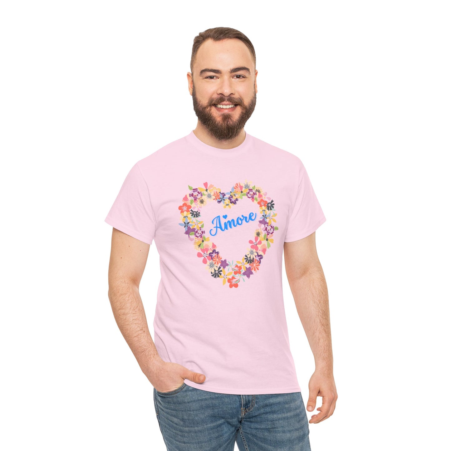 Amore with Flower Heart T-shirt