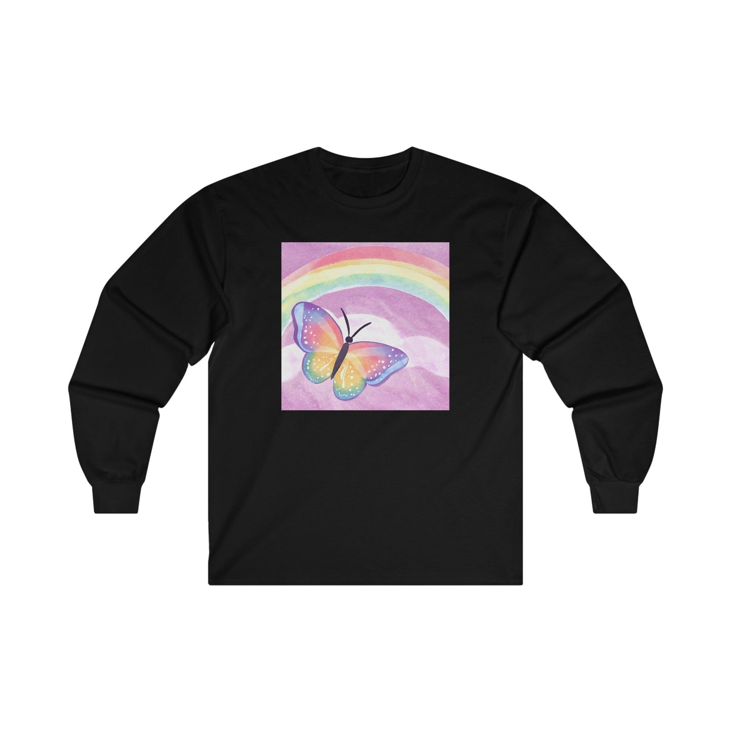 Butterfly Rainbow - Long Sleeve Tee