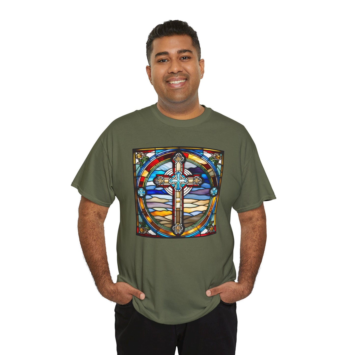 Cross Stained Glass T-shirt