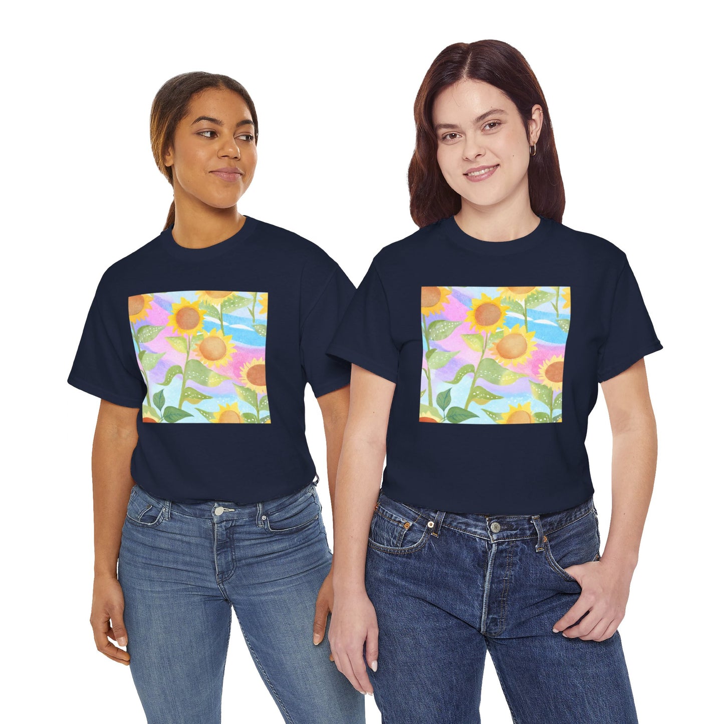 Sunflowers & Rainbow v2 T-shirt