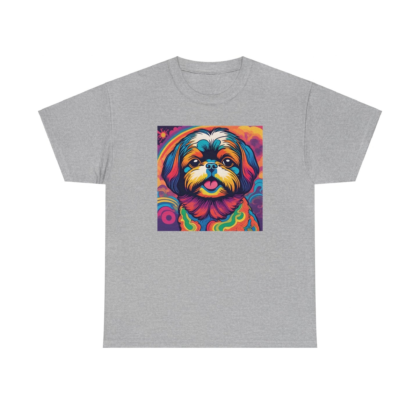 Psychedelic Shih Tzu T-shirt