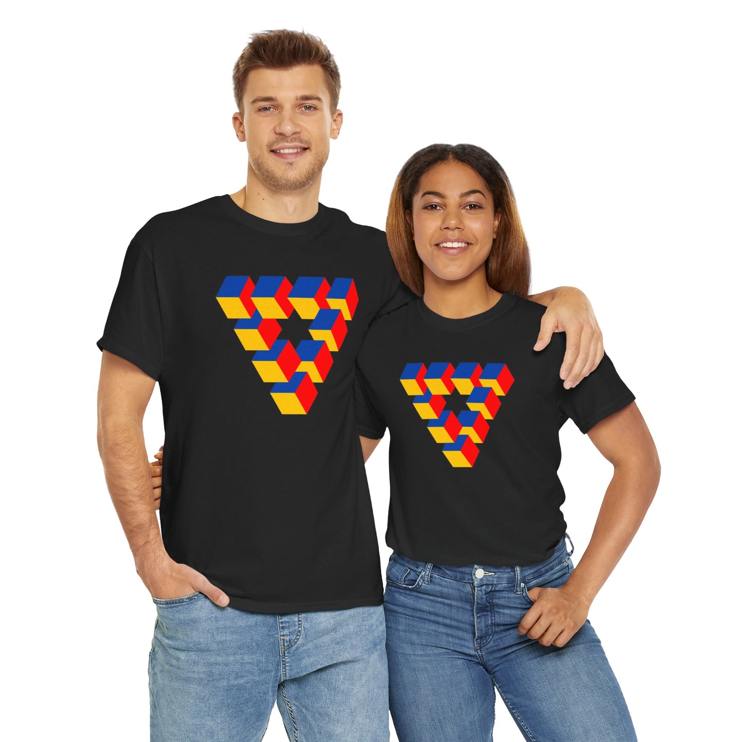 Cube Abstract T-shirt