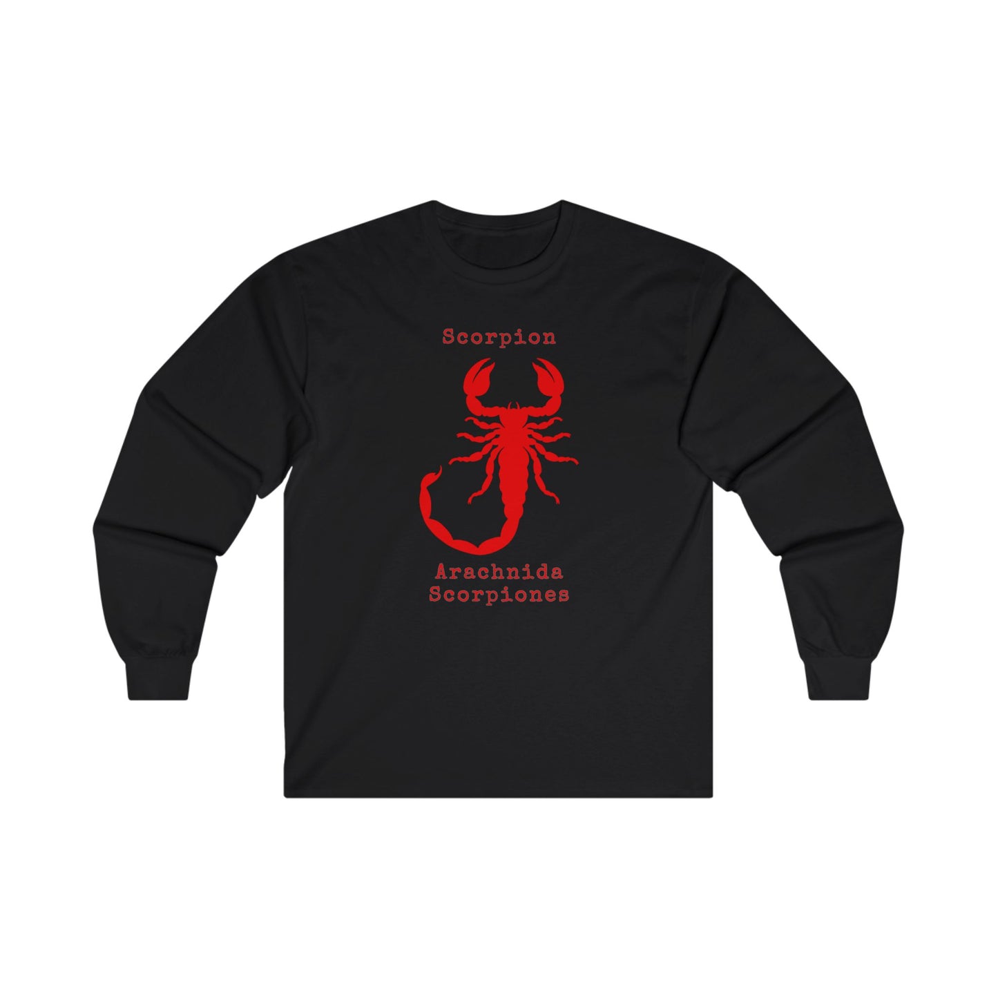 Scorpion with Scientific Names - Long Sleeve Tee