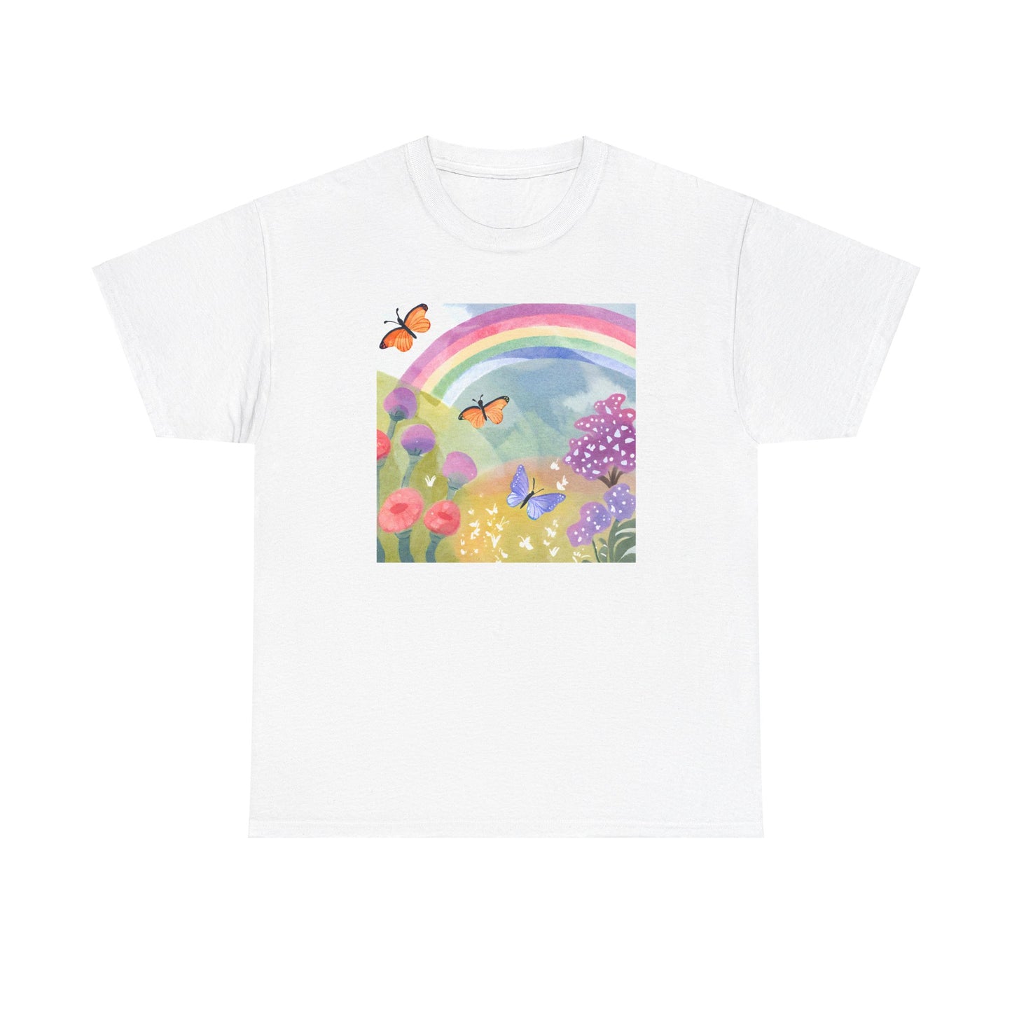 Butterflies in Garden v2 T-shirt