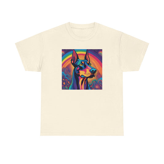 Psychedelic Doberman Pinscher T-shirt