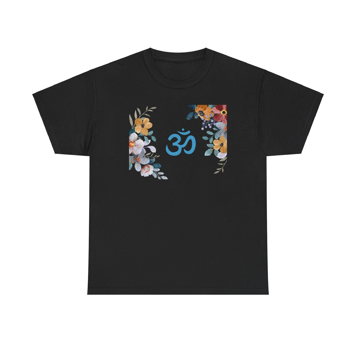 Om (with flowers) T-shirt