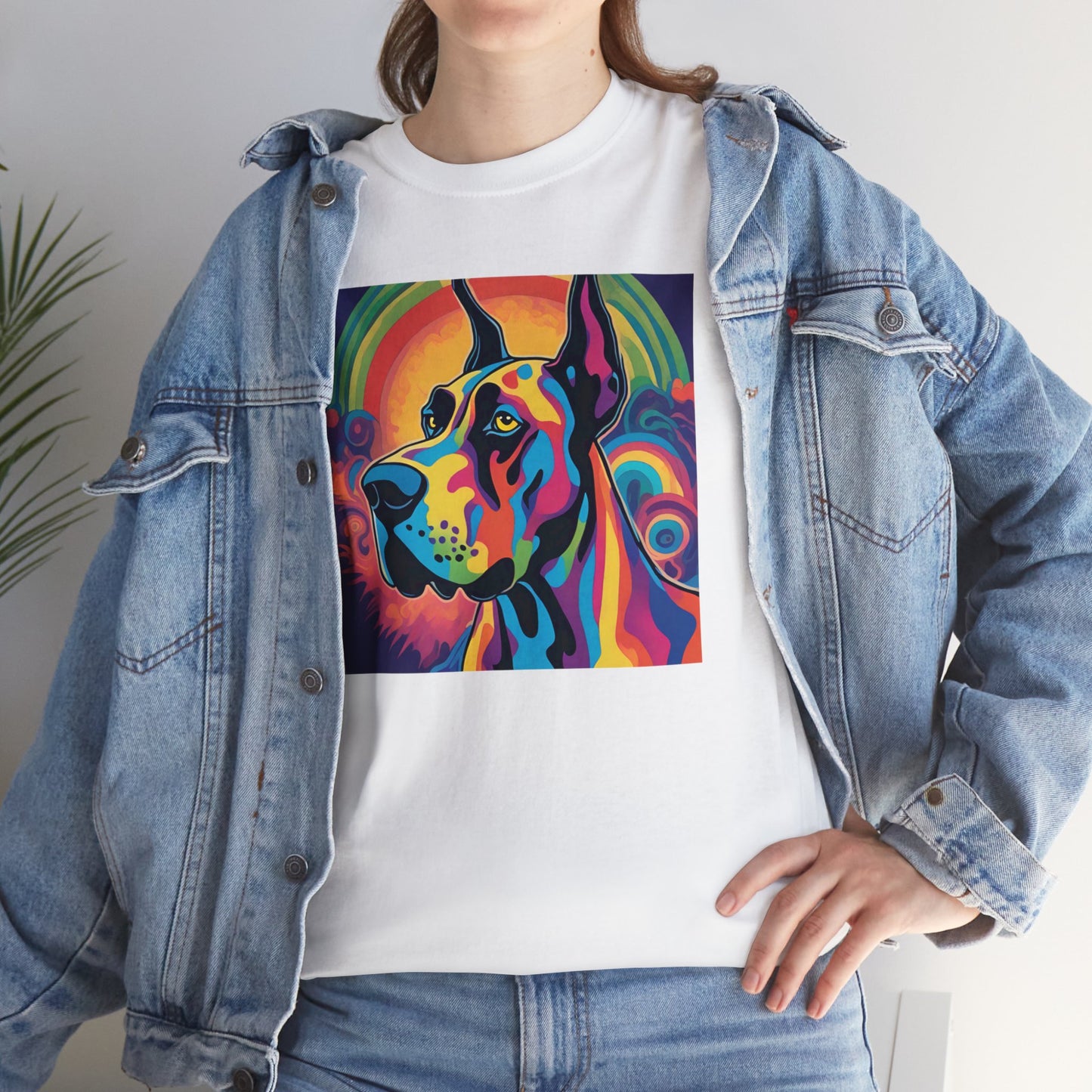 Psychedelic Great Dane T-shirt