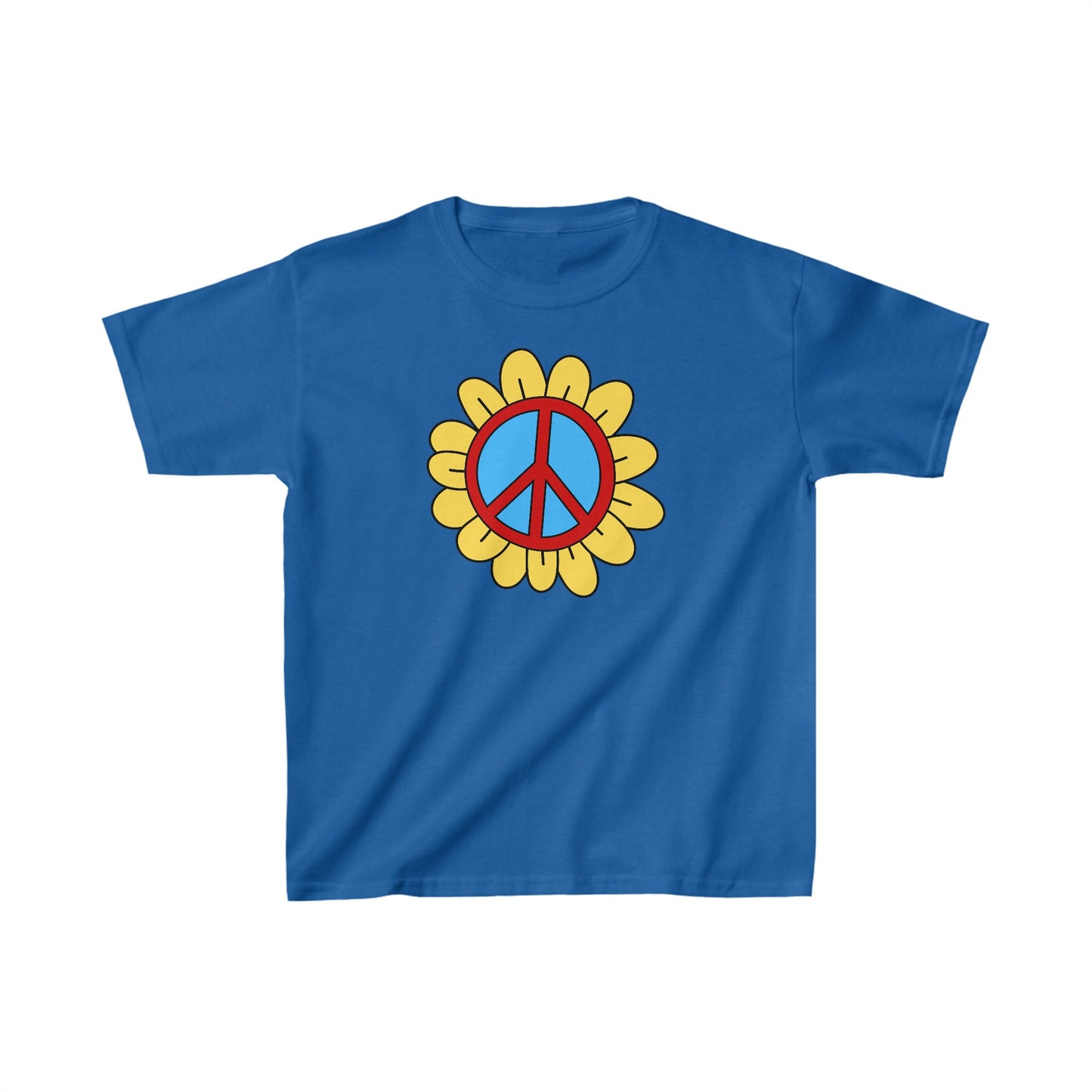 Peace Daisy - Kids Heavy Cotton™ Tee