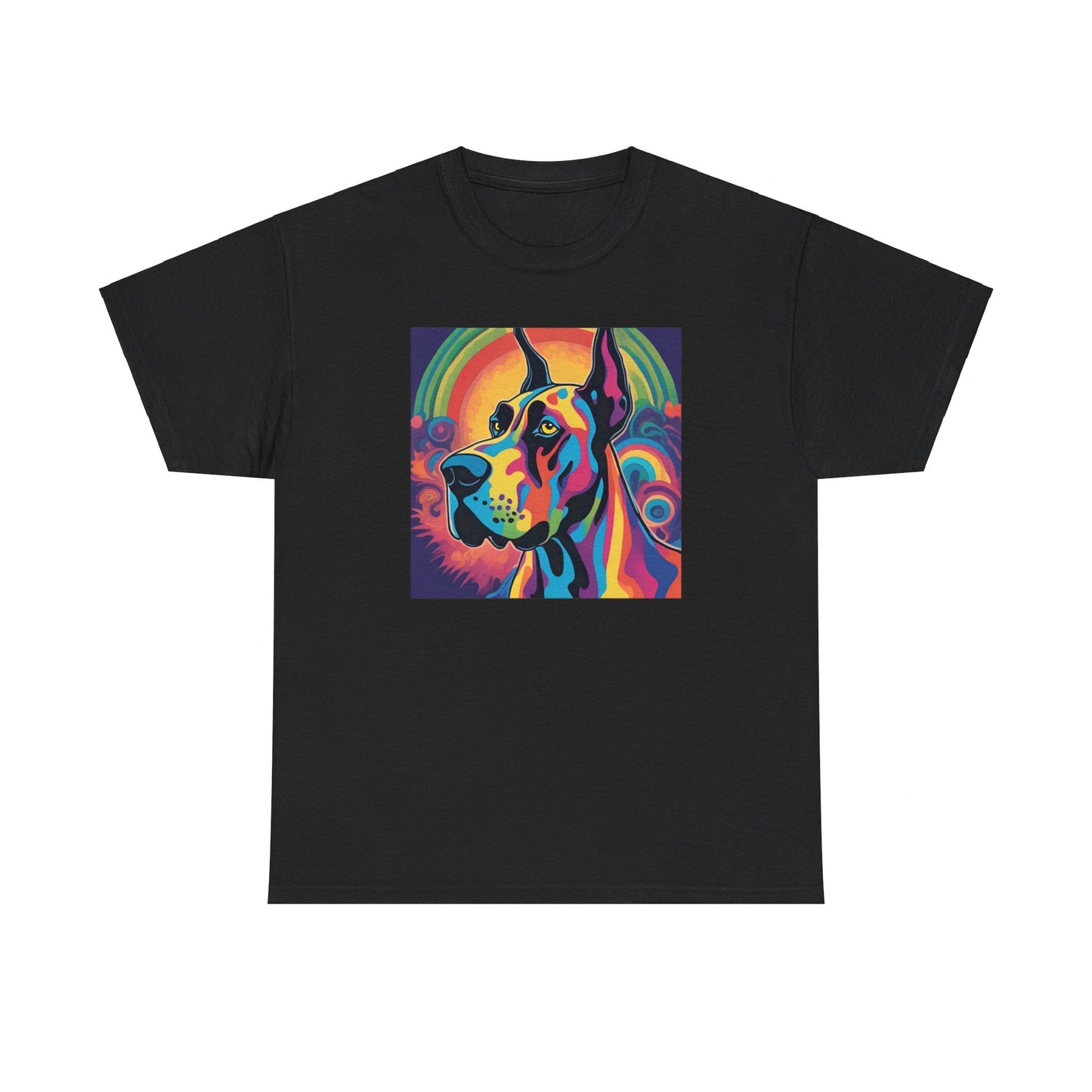 Psychedelic Great Dane T-shirt