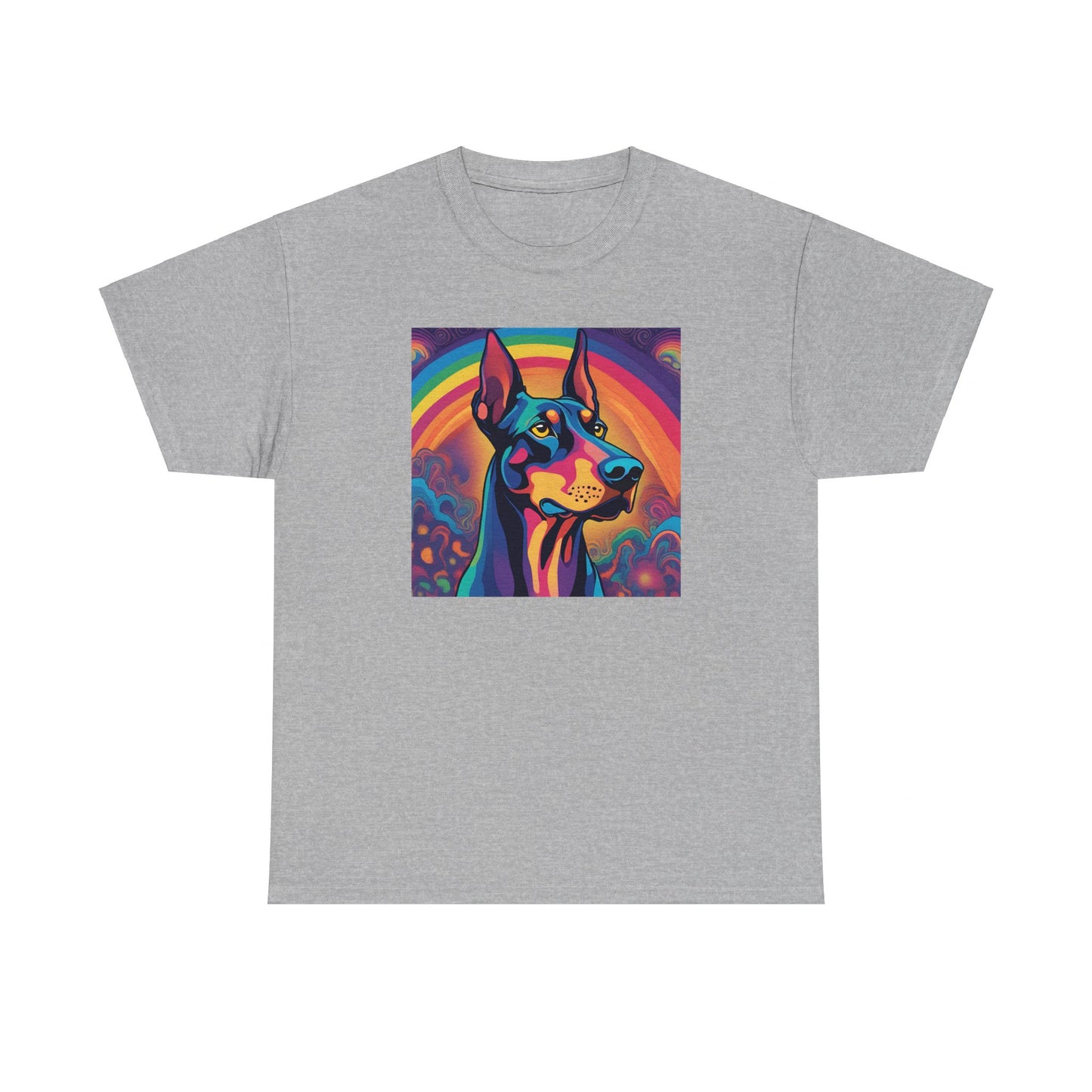 Psychedelic Doberman Pinscher T-shirt