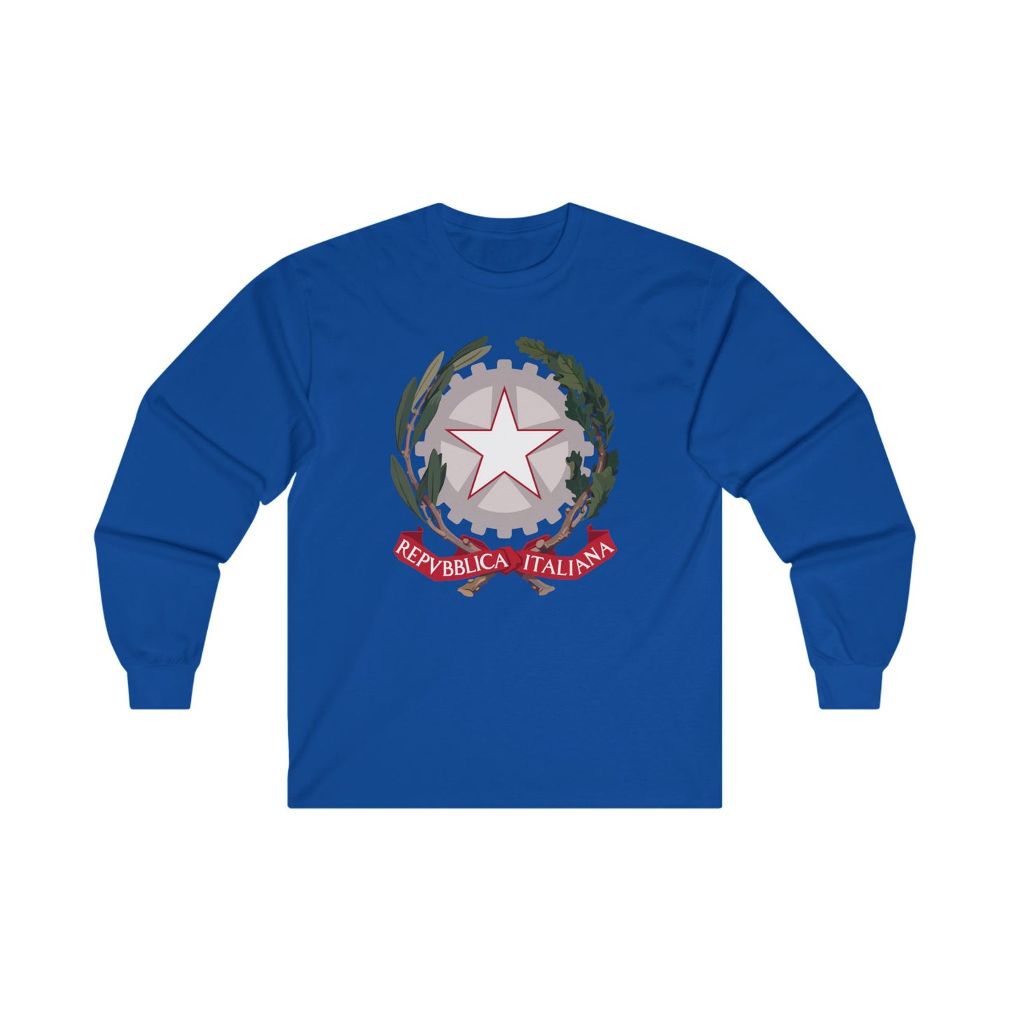 Italy - Emblem of the Italian Republic - Long Sleeve Tee